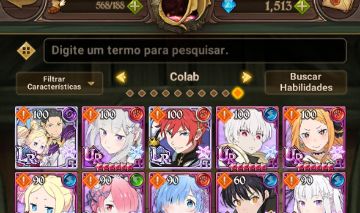 CONTA COLLAB+RELIQUIA 7DS +1500 diamantes, The seven deadly sins