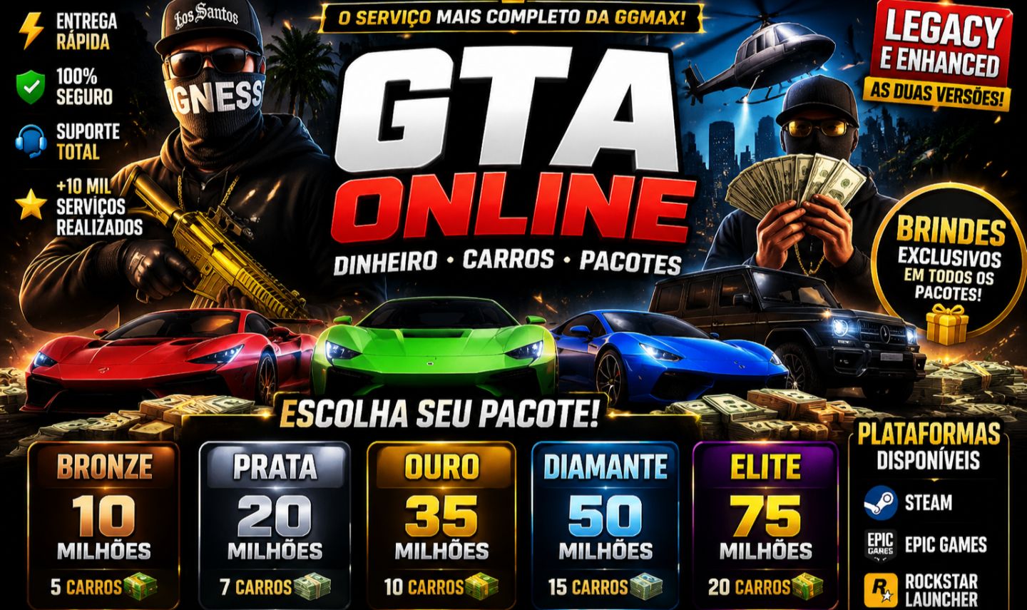 GTA Online | Dinheiro, Carros e Pacotes