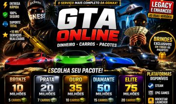 GTA Online | Dinheiro, Carros e Pacotes