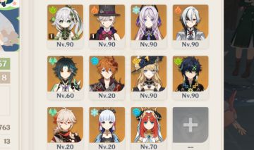 [PREÇO NEGOCIÁVEL] CONTA GENSHIN IMPACT AR 57 - 15 PERSONAGENS T5 -- 10 ARMAS T5