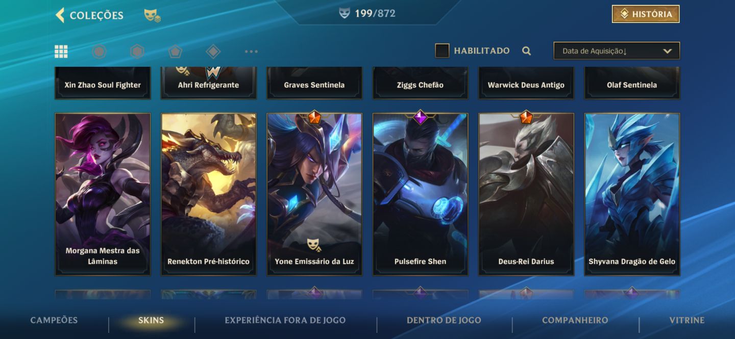 Conta Main Jungler Challenger, Ex Monarca e 202 Skins !