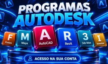 Programas Autodesk | Acesso na sua conta | Entrega Rápida