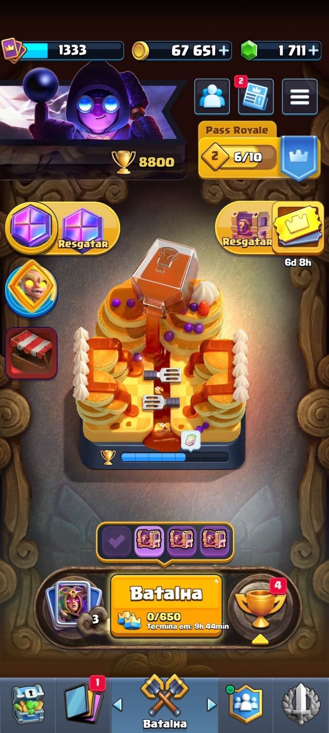 Conta de Clash royale ideal para subir arena