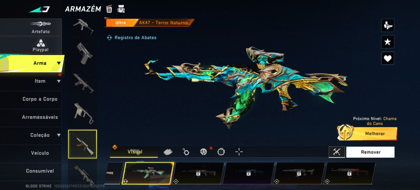 Conta com várias ultras e skin única do Enzo Fernandez limitada