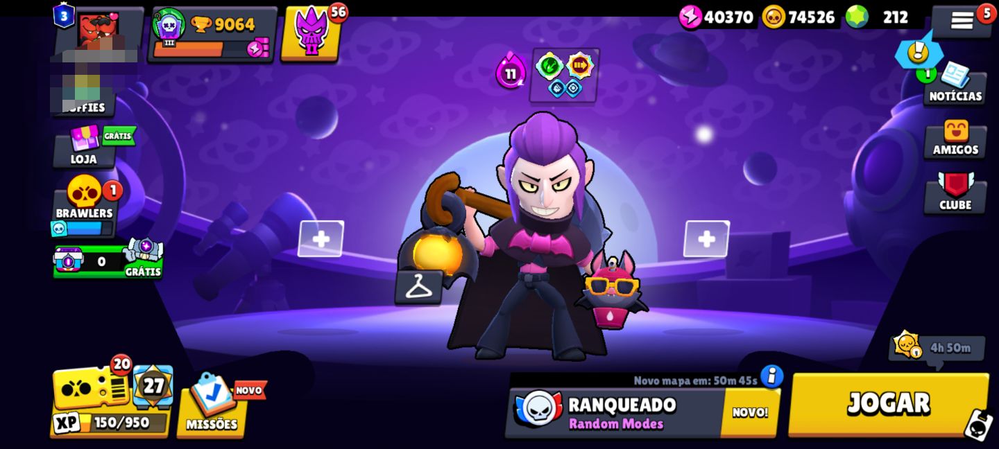 CONTA DE BRAWL STARS FA 9K TROFÉUS INICIANTE