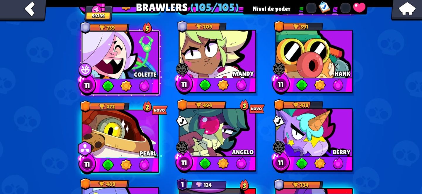 Conta de Brawl Stars muito rara.