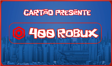 400 ROBUX CARTÃO PRESENTE | ENTREGA - Roblox - Robux - GGMAX
