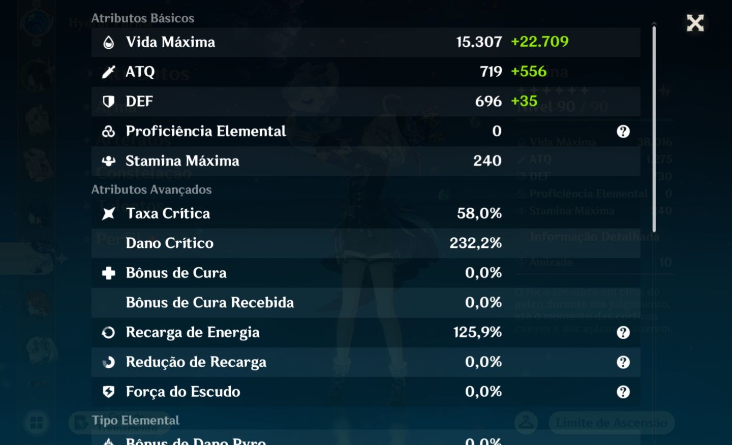 CONTA END GAME COM COLUMBINA, LAUMA, YAE, ODETTE, FURINA+SIG E MAIS!