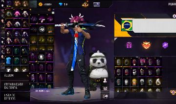 CONTA FF BARATA COM BARBINHA E SKINS RARAS