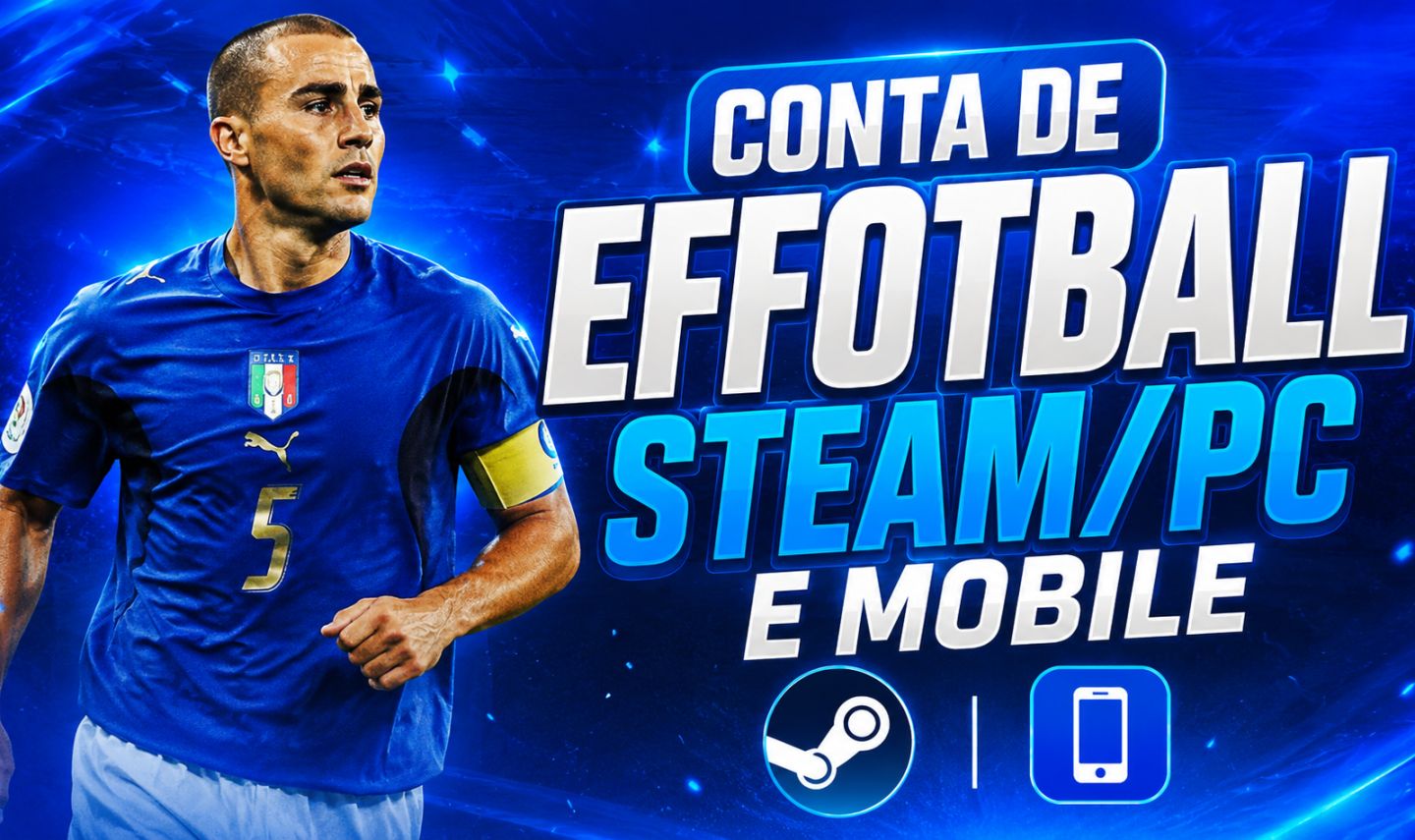 Contas de efootball steam/pc e mobile full acesso