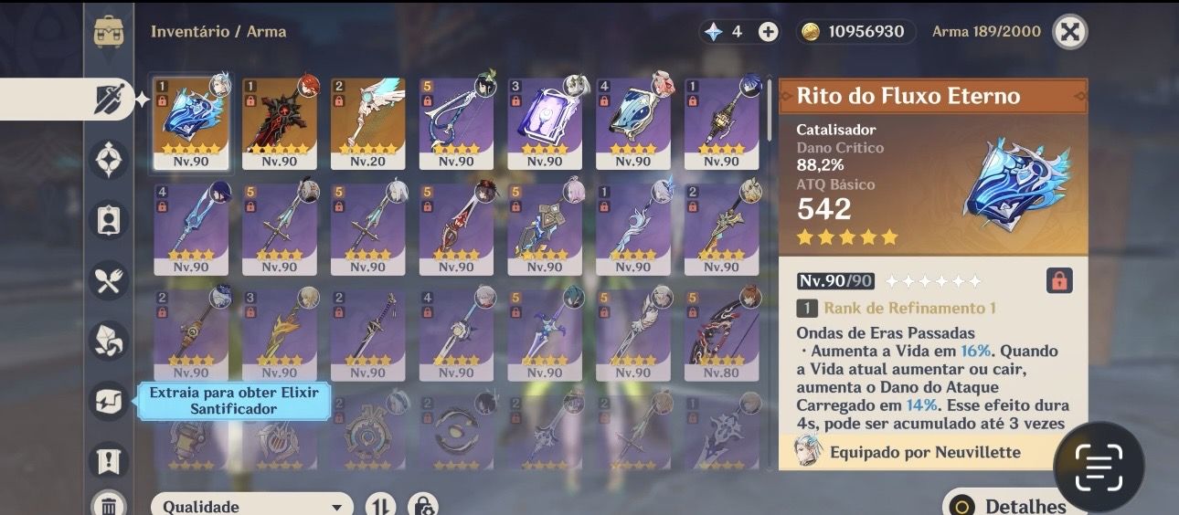 Contas genshin impact