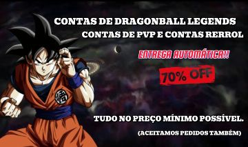 PROMOÇÃO CONTAS DE DRAGONBALL LEGENDS