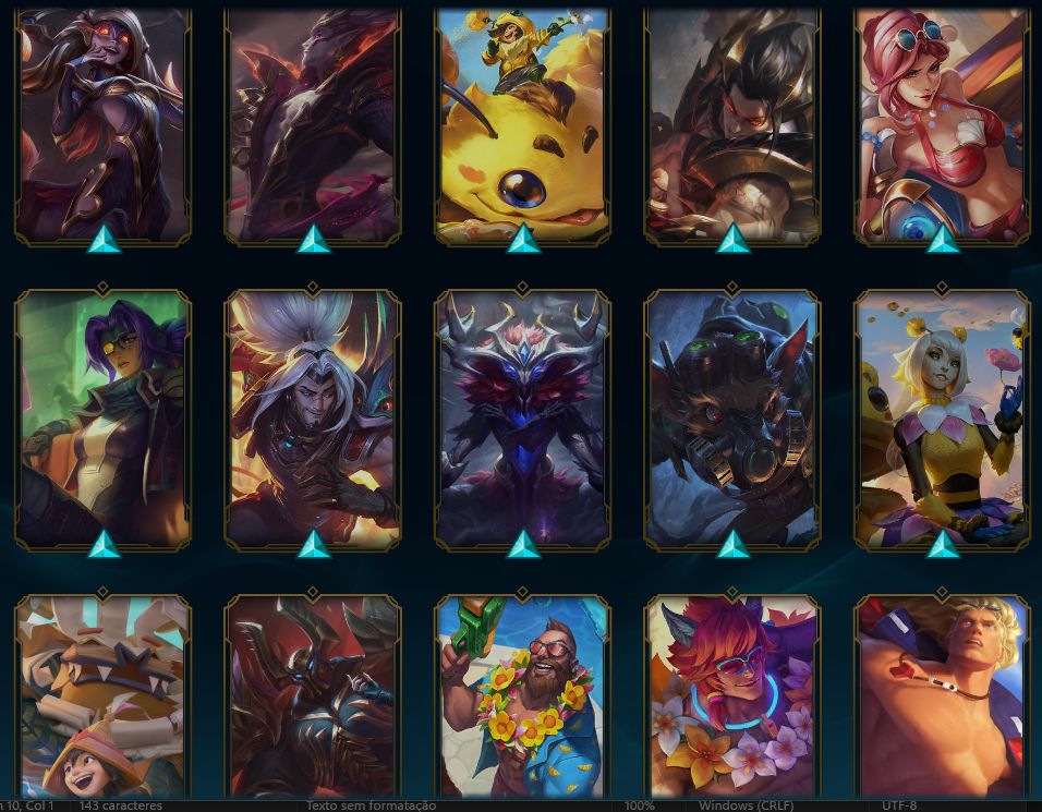 Vendendo Conta de League of Legends e Valorant(menos informação pois não baixei)