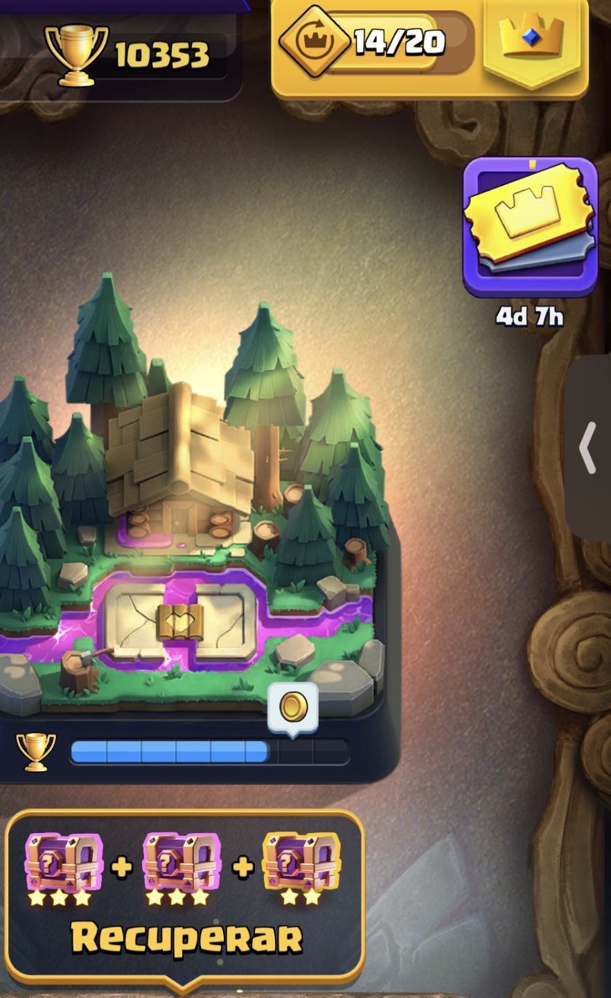 CONTA CLASH ROYALE DECK NÍVEL 15/16 FULL