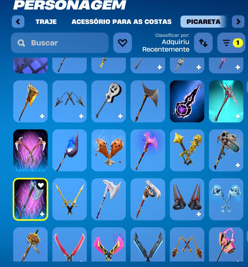 Conta fortinite com machado leviata e algumas Skins raras
