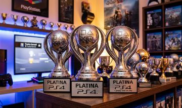 Platinas de PS4 Solicite qualquer troféu pelo chat