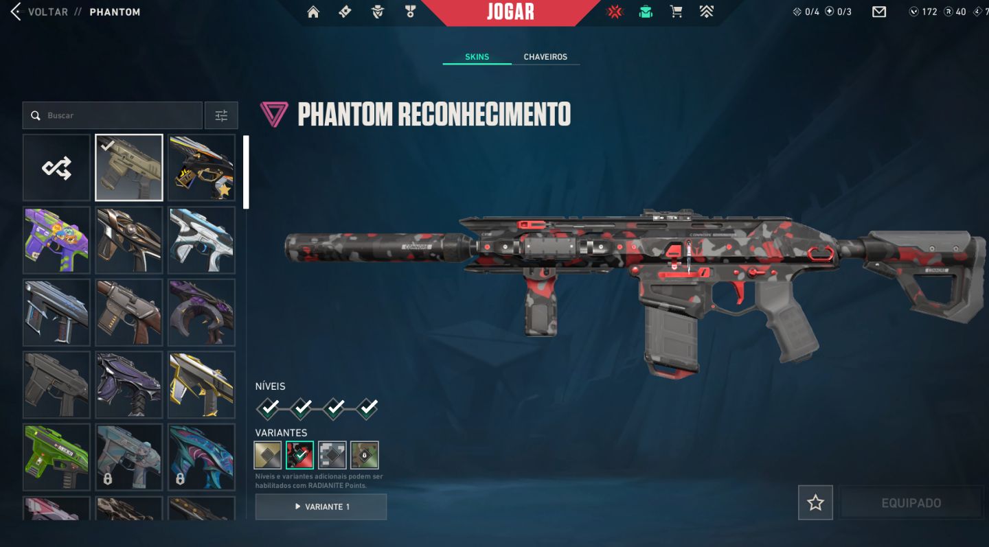 Conta League of Legends com 974 skins, e mais algumas skins no Valorant