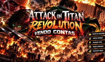 CONTA DE ATTACK ON TITAN REVOLUTION | MELHOR PREÇO |
