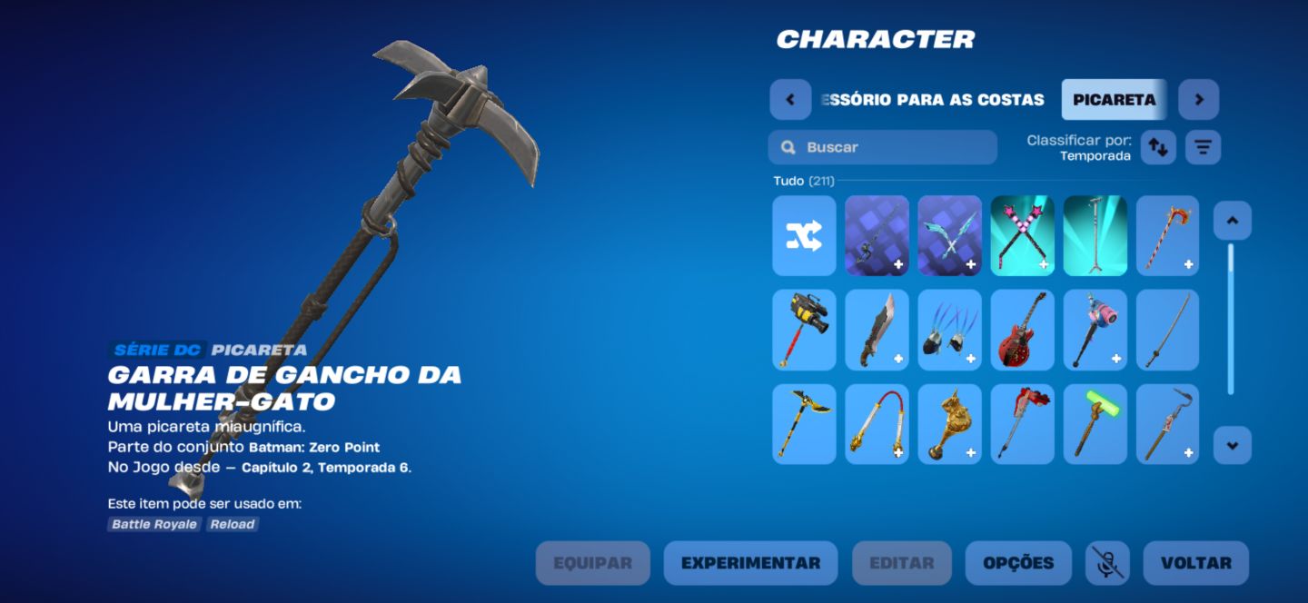 CONTA FORTNITE ANTIGA, RARA E COMPLETA À VENDA
