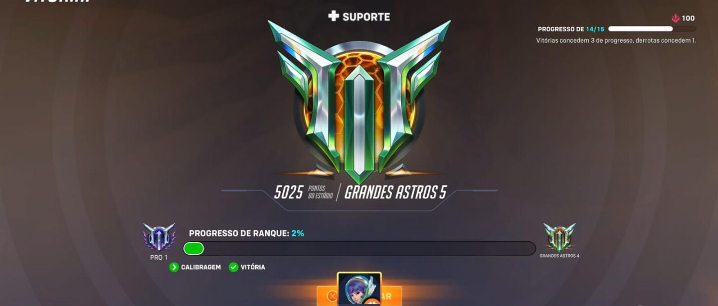 ELOJOB PARA MODO ESTÁDIO OVERWATCH 2 / ESTÁDIO / ALL STAR / LENDA / COMPETITIVO