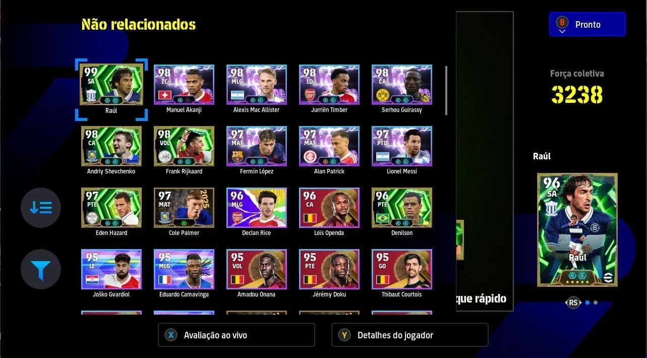 Conta efootball com pele brabo PC/XBOX