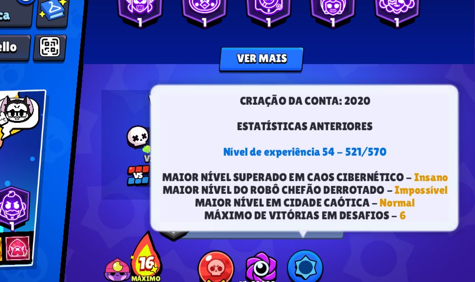 Conta Brawl Stars