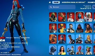 Conta Fortnite (Kratus, Mística e mais)
