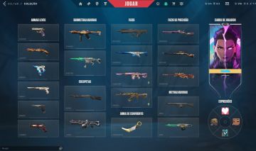 CONTA EX ASCENDENTE KARAMBIT SUBLIME E ION, SKINS MAIS TRAYHARDS DO JOGO, ETC.