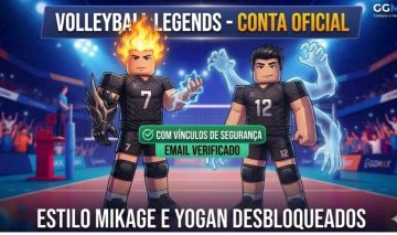 CONTA ÚNICA COM MIKAGE E YOGAN NO VOLLEYBALL LEGENDS