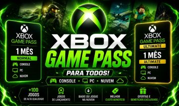 XBOX GAME PASS 1 MÊS | NORMAL E ULTIMATE | CONSOLE, PC E NUVEM