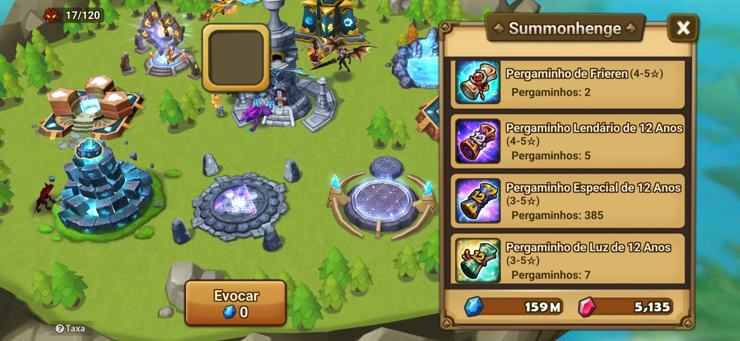 Lúcifer + Super Summonada com pergaminhos LD