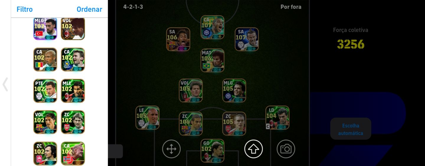 CONTA EFOOTBALL SEMI-FULL NOVO ADRIANO | NEYMAR BIG | BALE 107 | ZICO TIME 3260
