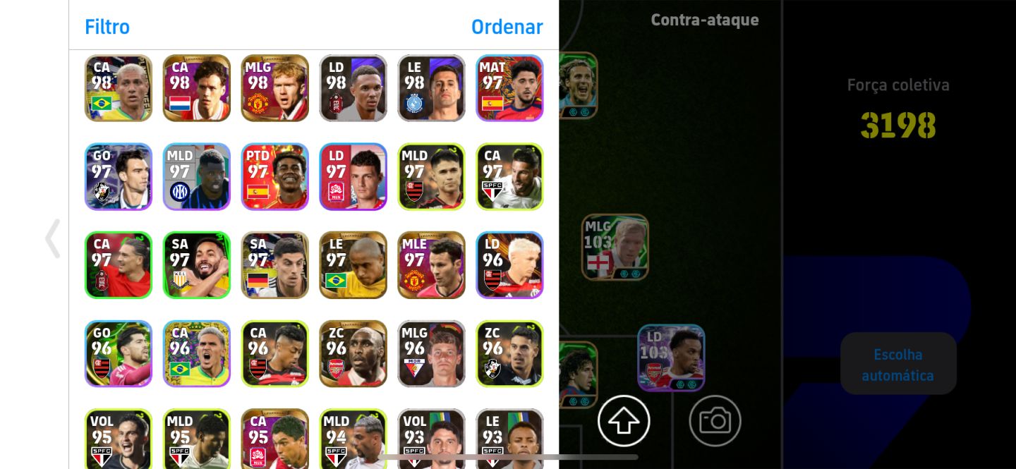 (NOVO MENOR PREÇO) CONTA DE EFOOTBALL COM VÁRIOS ÉPICOS E JOGADORES RAROS!