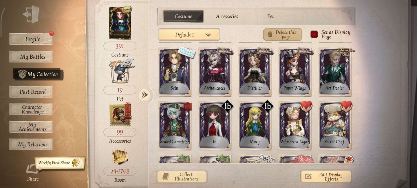 CONTA LINDA DE IDENTITYV A VENDA muitas skins raras