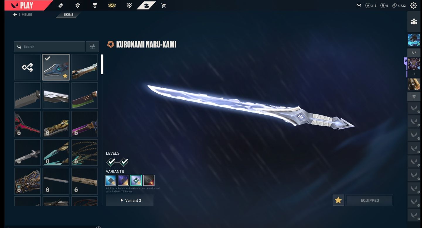 Conta imortal-2k gastos-preludio, reconhecimento, katana, e muito mais na fotos.