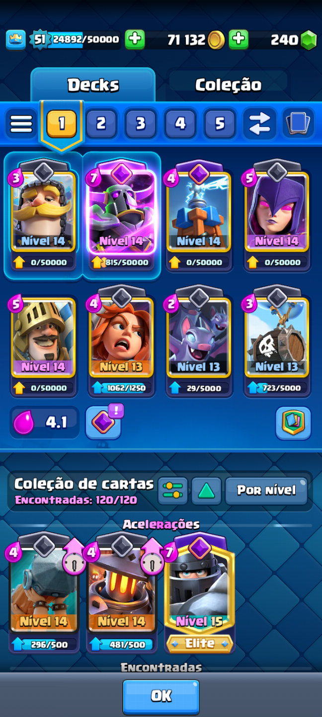 Conta Clash Royale / Clash of clans e braw stars juntas