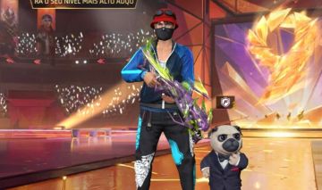 Conta Free Fire com duas angelicais masculinas