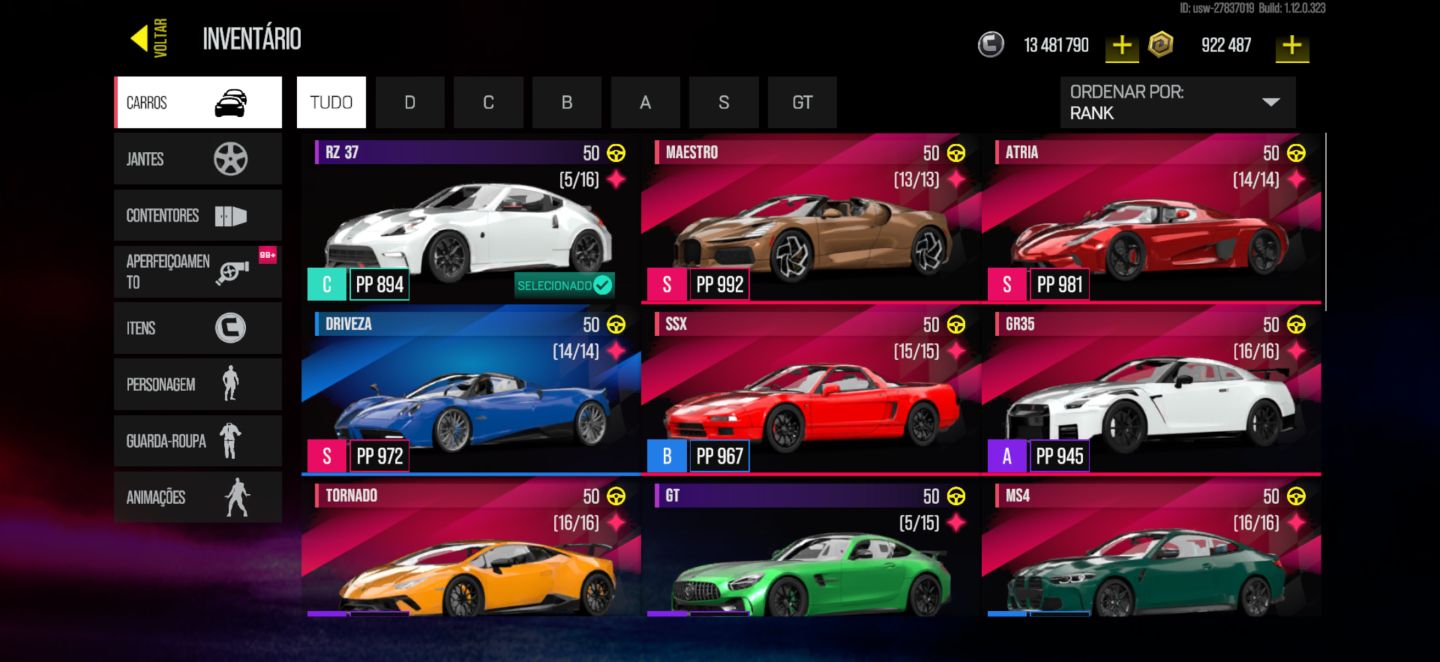 CONTA DRIVE ZONE CARROS FULL CP