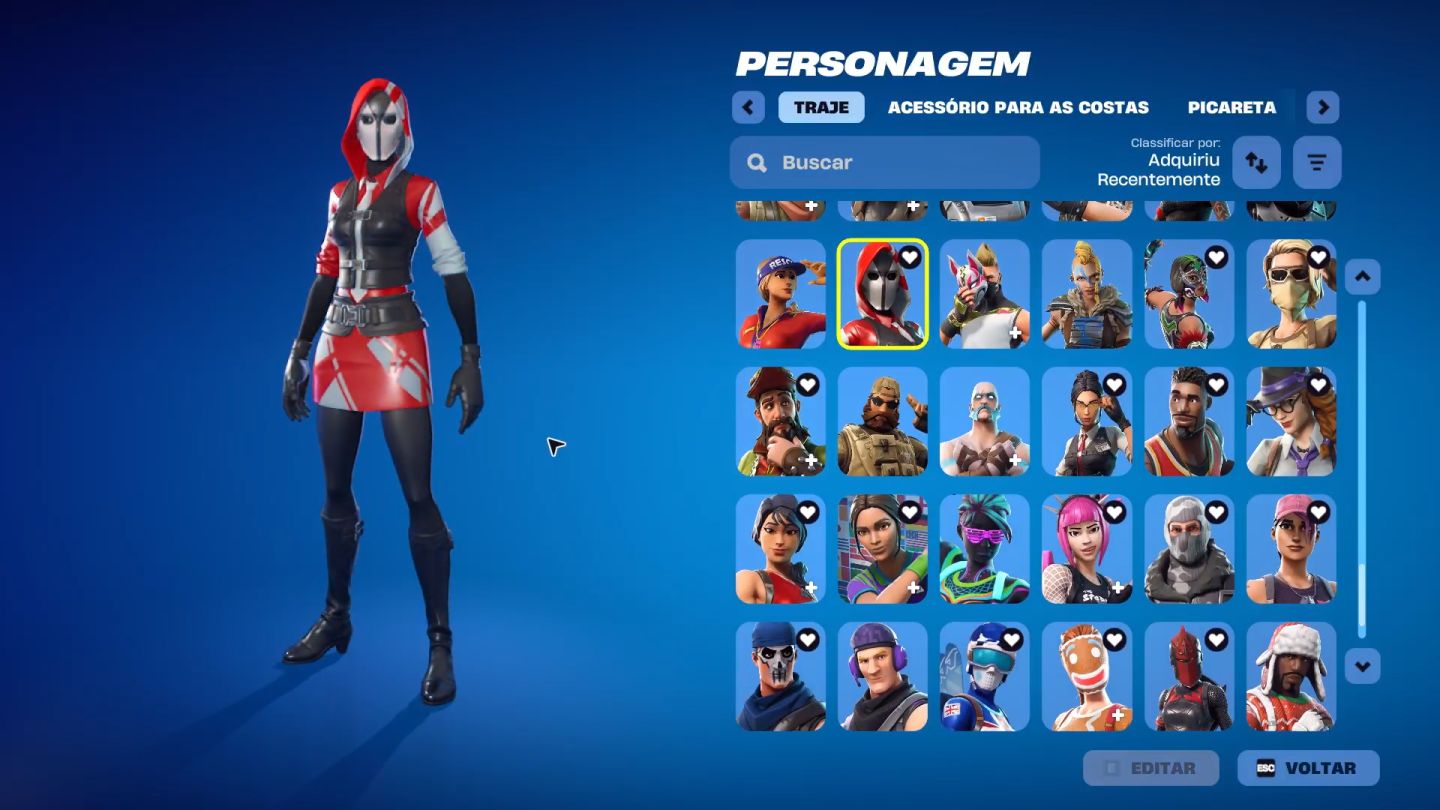 CONTA FORTNITE COM SALVE O MUNDO, TRAVIS , GLOW ETC