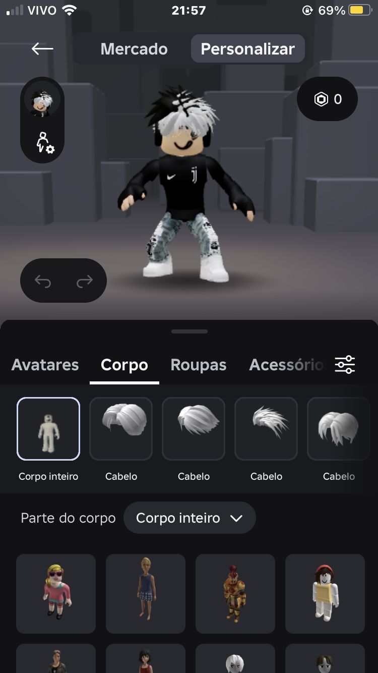 Conta de roblox Cnp cheia de itens e coisas pra você