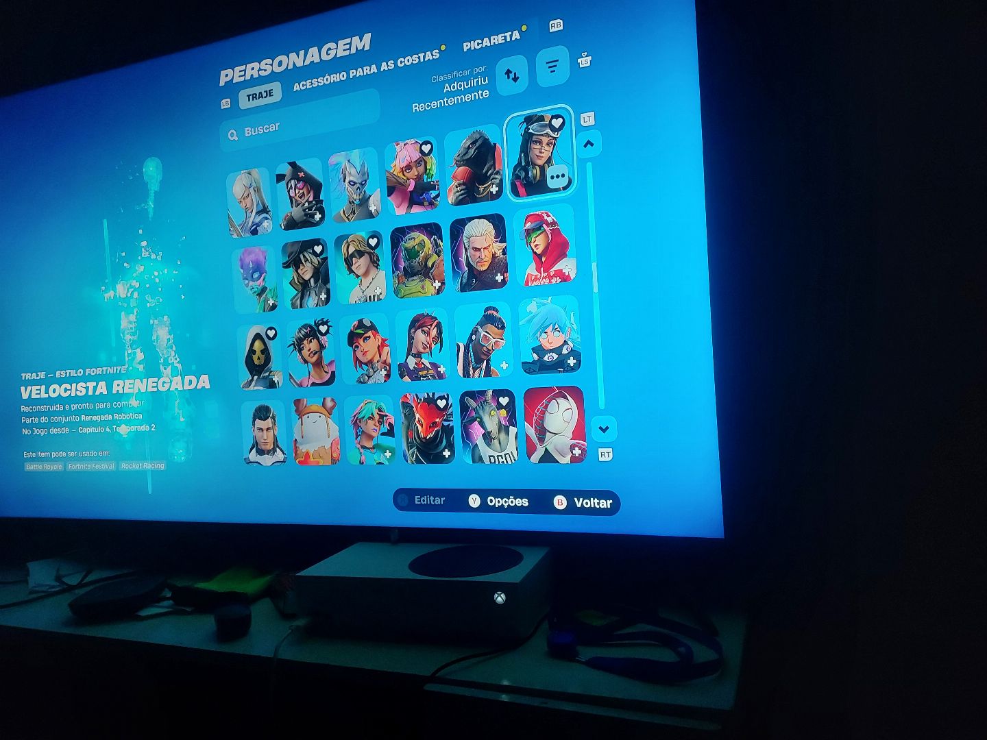 Conta do fortnite antiga passes 4 capítulo 1 e salve mundo 386 skins pacotes rar