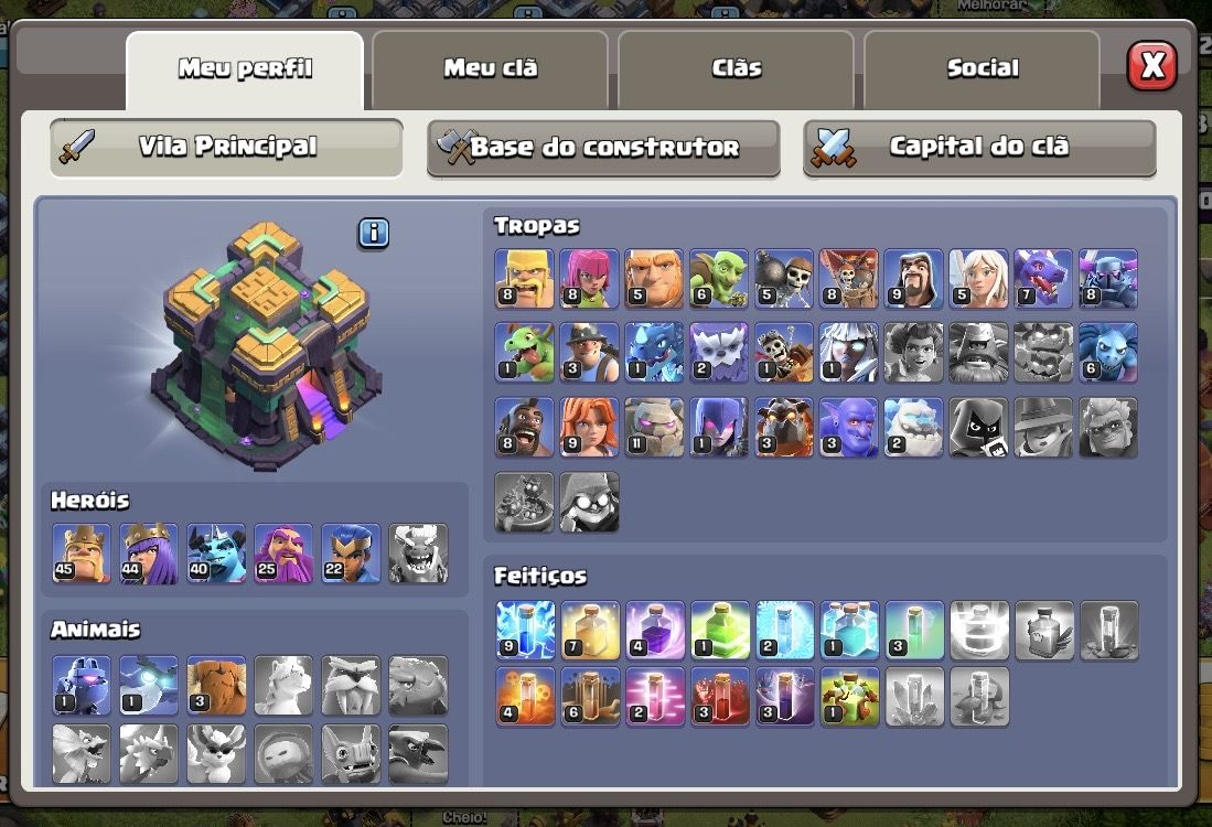 Conta Brawl Stars Gemada 84K + CV 14 CLASH OF CLANS