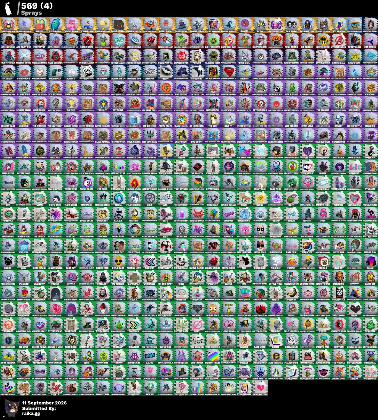 CONTA FORTNITE (EX PRO-PLAYER) 496 SKINS E 7325K DOLL