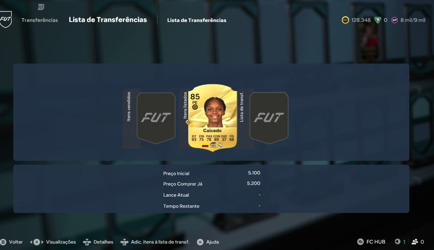 CONTA DE EA FC27 VERSAO ULTIMATE COM 130 K DE COINS MALEN DME.