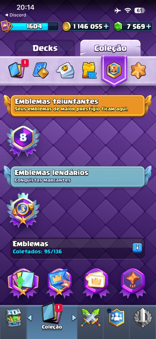 CLASH ROYALE | TORRE 16 | 12 CARTAS LVL 16 | 13.141 TROFÉUS | 7.559 GEMAS