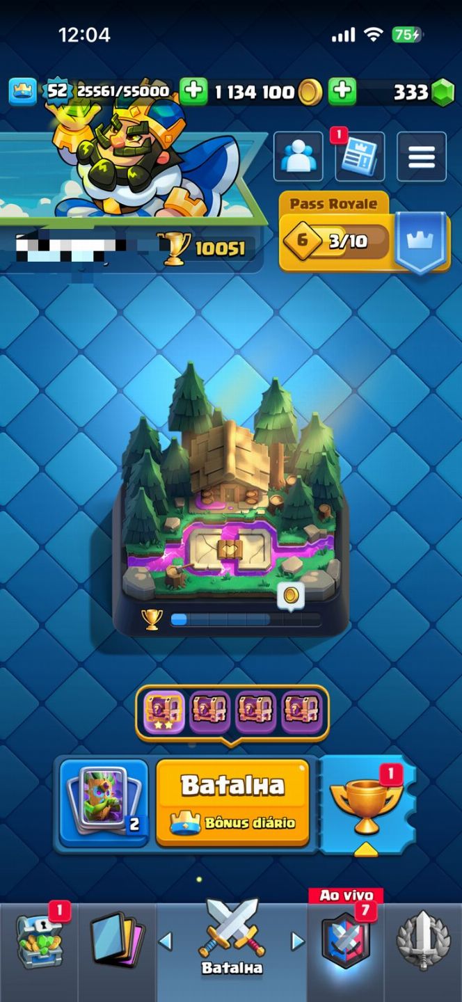 Conta Clash Royale com 10k de troféus