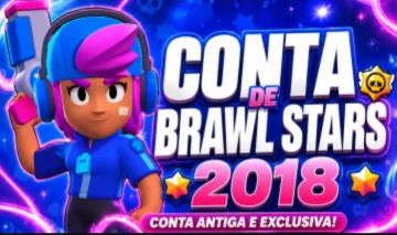 CONTA DE BRAW STARS RARA 2018 SKINS RARAS
