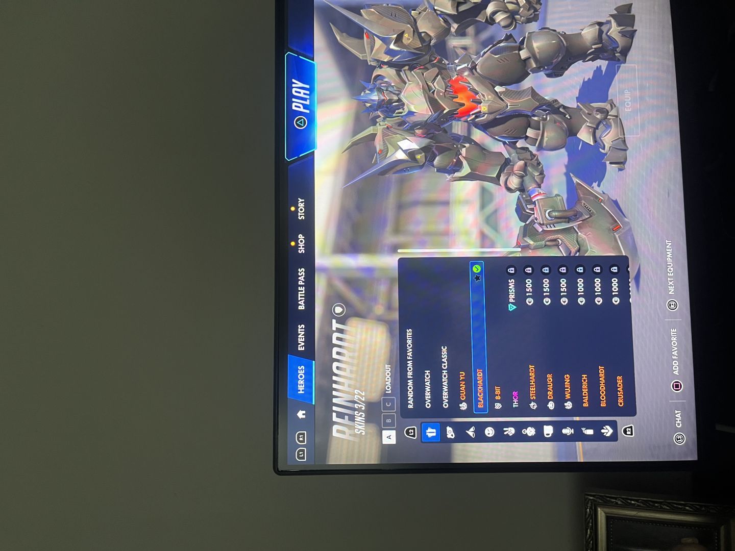 Conta de Overwatch