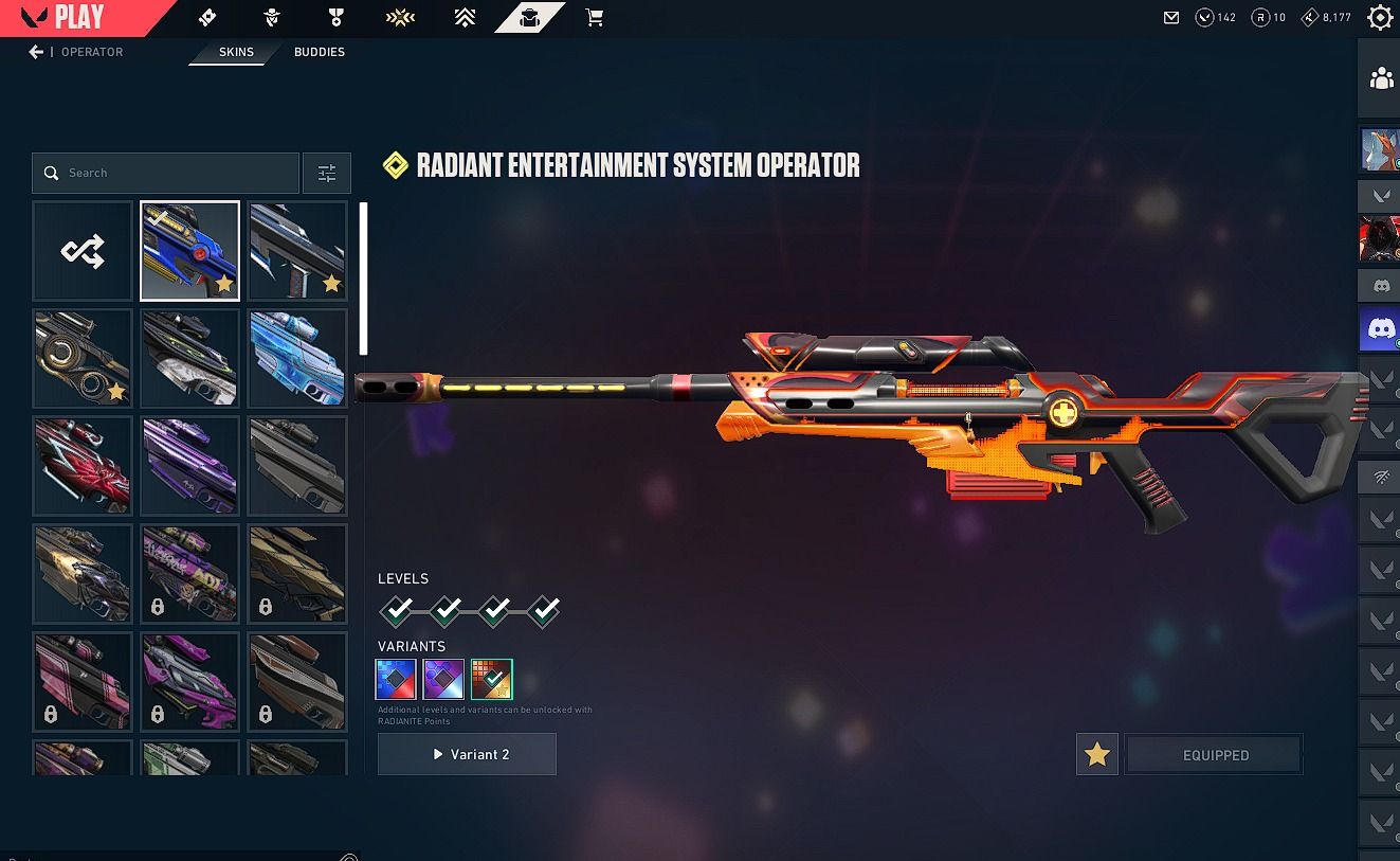 CONTA VALORANT PLATINA 1 SKINS PREMIUM + 4 FACAS