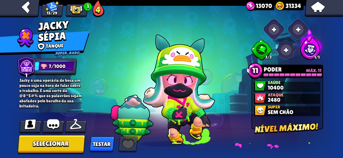 Conta de Brawl stars/38k troféus/ 12 lendários / games / 45 hipercargas